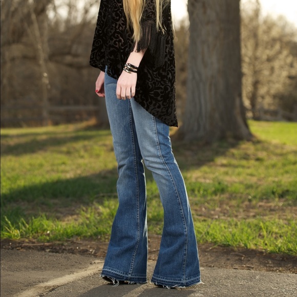 TEXTILE Elizabeth and James Jimi Bell Bottoms 27 - Picture 1 of 9